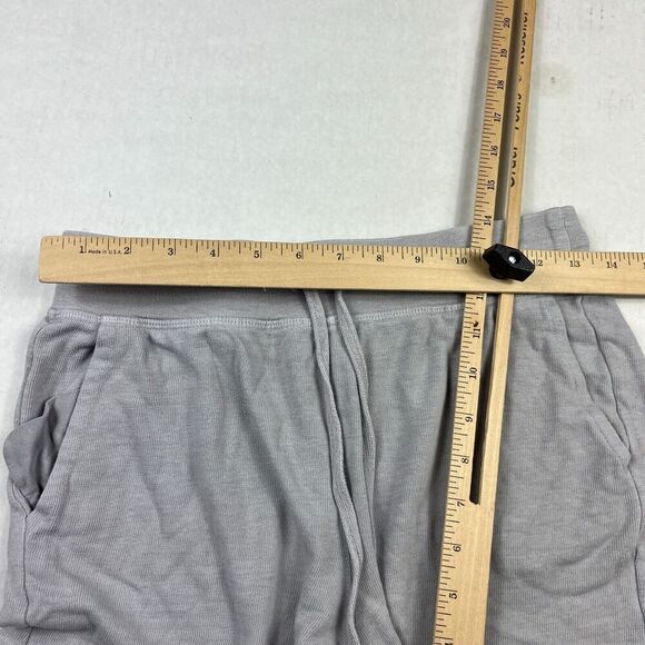 Splendid Jersey Knit Shorts Gray Lounge Drawstring Pockets Stretchy Casual SMALL - Picture 5 of 10